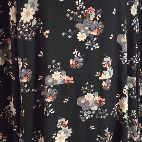 Loft Ann Taylor Floral Long Sleeve Dress Plus Size 24 New! - Picture 5 of 8